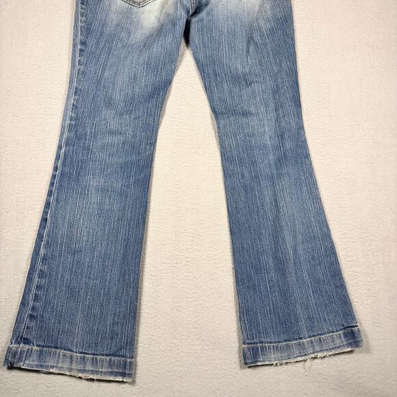 Vintage Gap Women's Y2K Long and Lean Boot Cut Low Mid Rise Faded Jeans- Size 10 - Picture 8 of 8